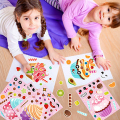 Hxezoc cupcake stickers style 05 showcases bright coatings for vibrant results.