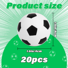 Close-up of soft foam soccer ball by Hxezoc, lightweight and squeezable.
