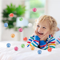 Hxezoc glitter bouncy ball party favor, easy to stash.