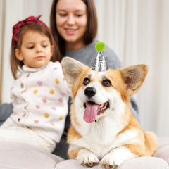 Hxezoc glitter hats with adhesives enable quick, mess-free setup.
