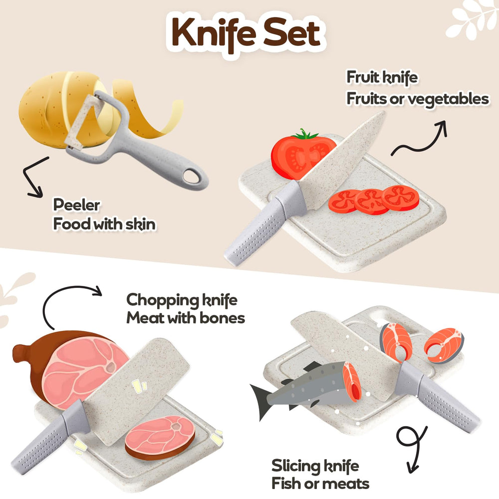 HYAKIDS frying pan supports role play and food prep skills.