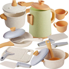 HYAKIDS play kitchen kettle for imaginative tea time and pretend meals.