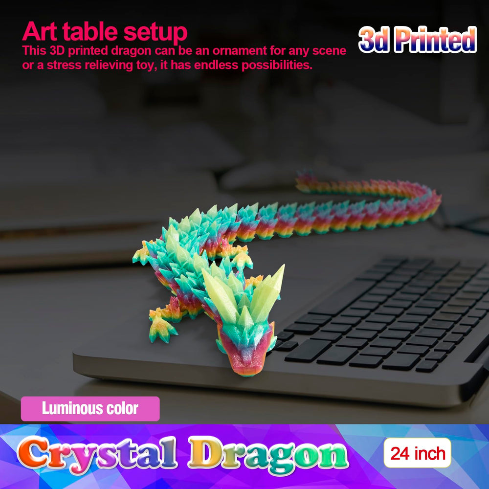HyBaiS 24-inch dragon glow twisting action offers dynamic display options.
