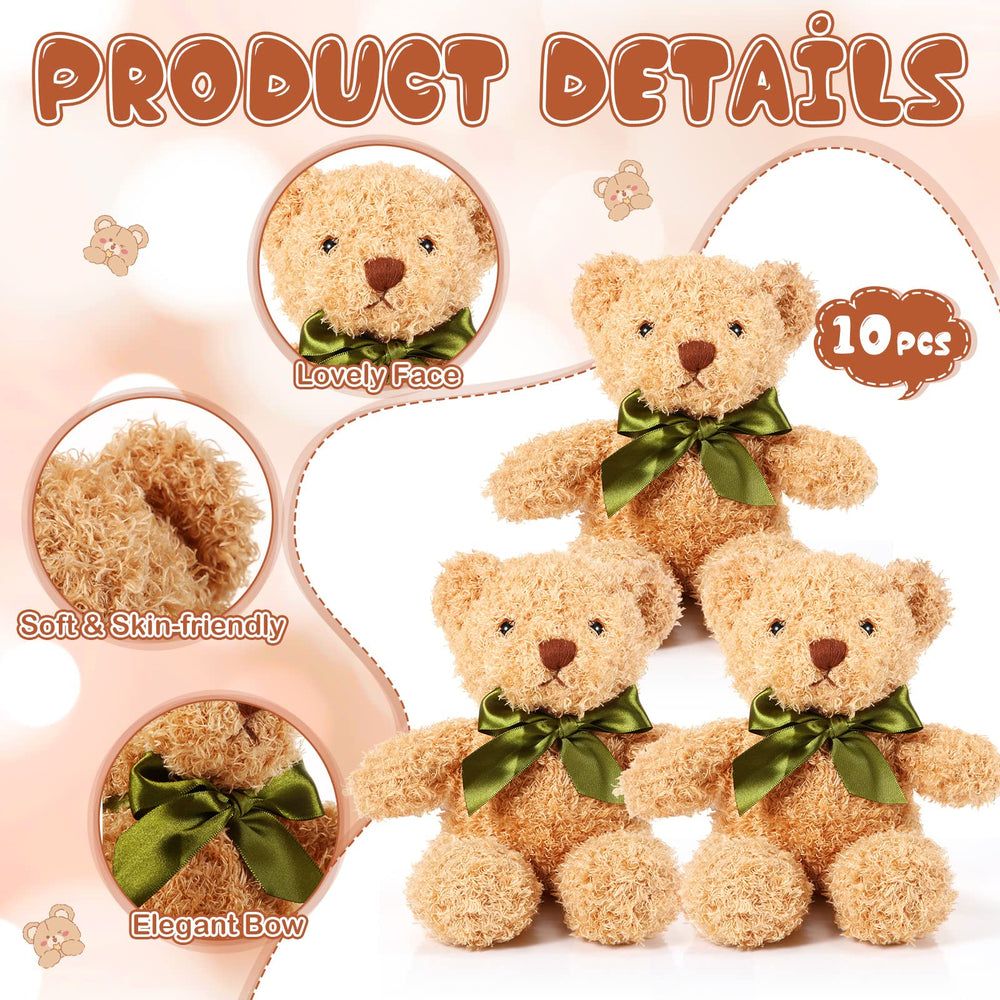 HyDren 25 cm plush bear perfect for hugging during stories.