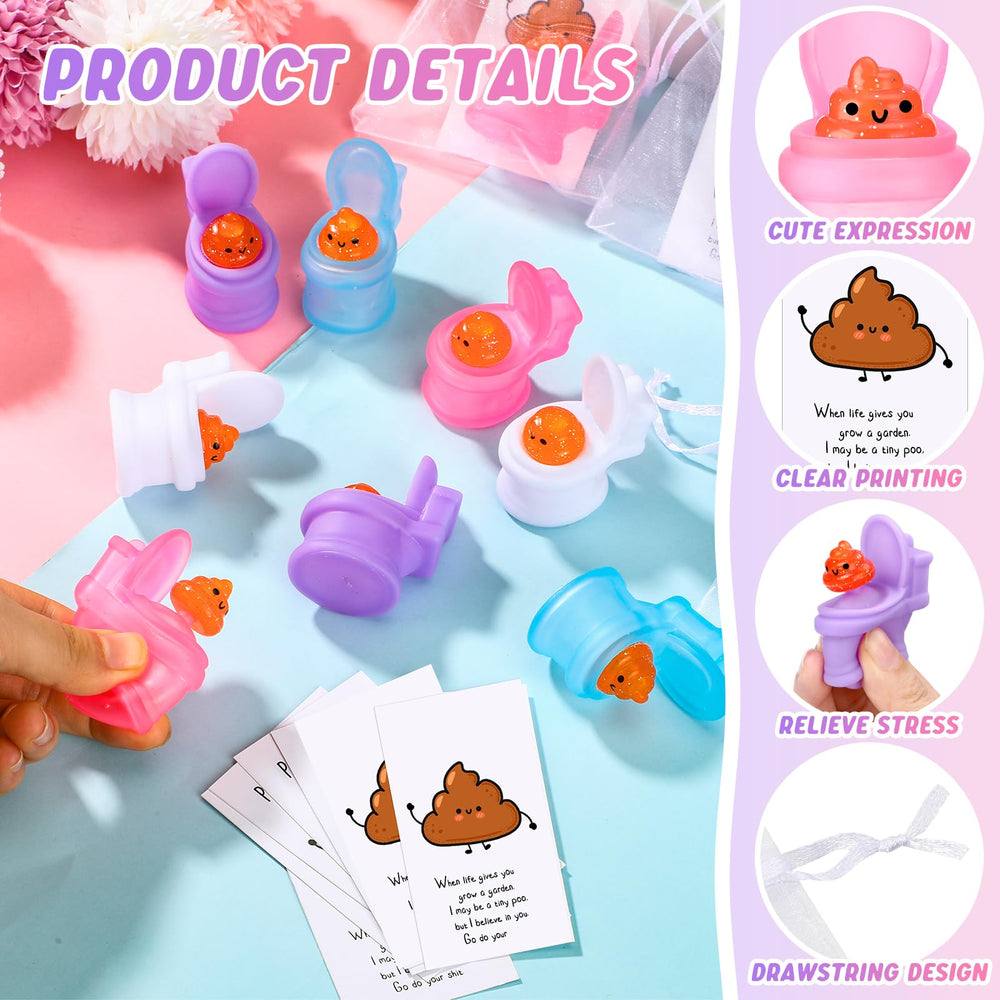 HyDren pink toilet toy with expressive design for lighthearted office gifting.