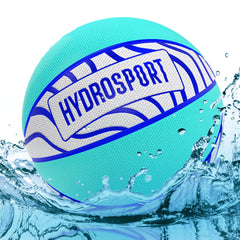 HydroSport Pool Basketball grip texture close-up for confident wet handling.
