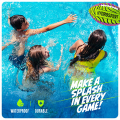 HydroSport Water Football during a rainy day session for family-friendly fun.