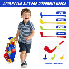HYES plastic clubs for safe beginner use.
