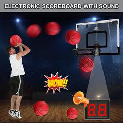 HYES electronic scoreboard displays scores with cheerful feedback