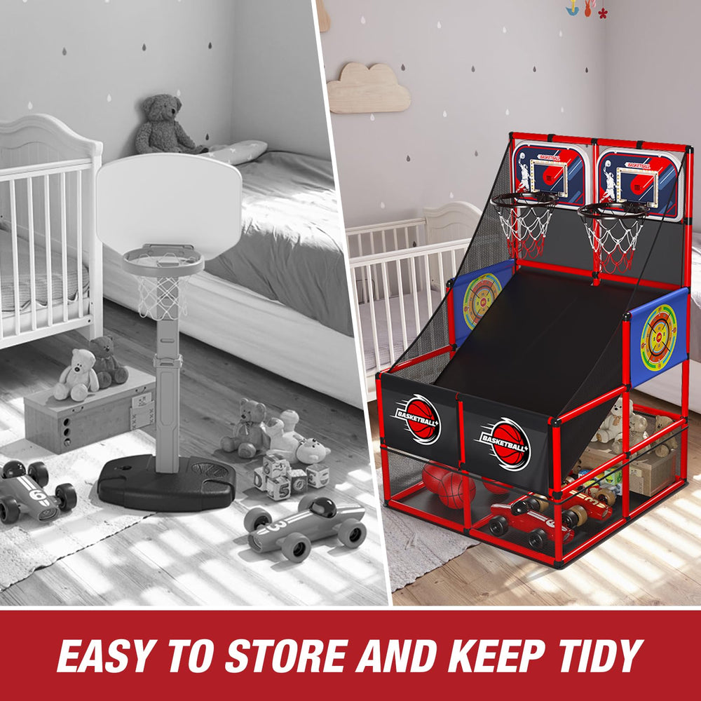 HYES height-adjustable pillars suit growing kids, 44 to 55 inches