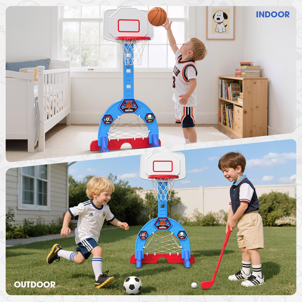 HYES indoor-outdoor playset crafted from sturdy plastic for versatile use.