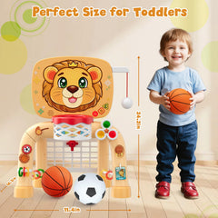 HYES rotatable lion tail adds interactive movement to the playset.