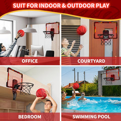 HYES mini basketball hoop makes a versatile gift for families.