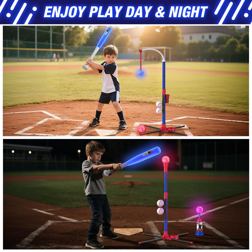 HYES softballs included for soft backyard games.