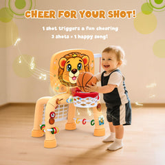 HYES spinner and gears promote hand-eye coordination during play.