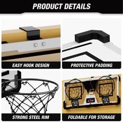 HYES sturdy steel hoop built to withstand powerful shots