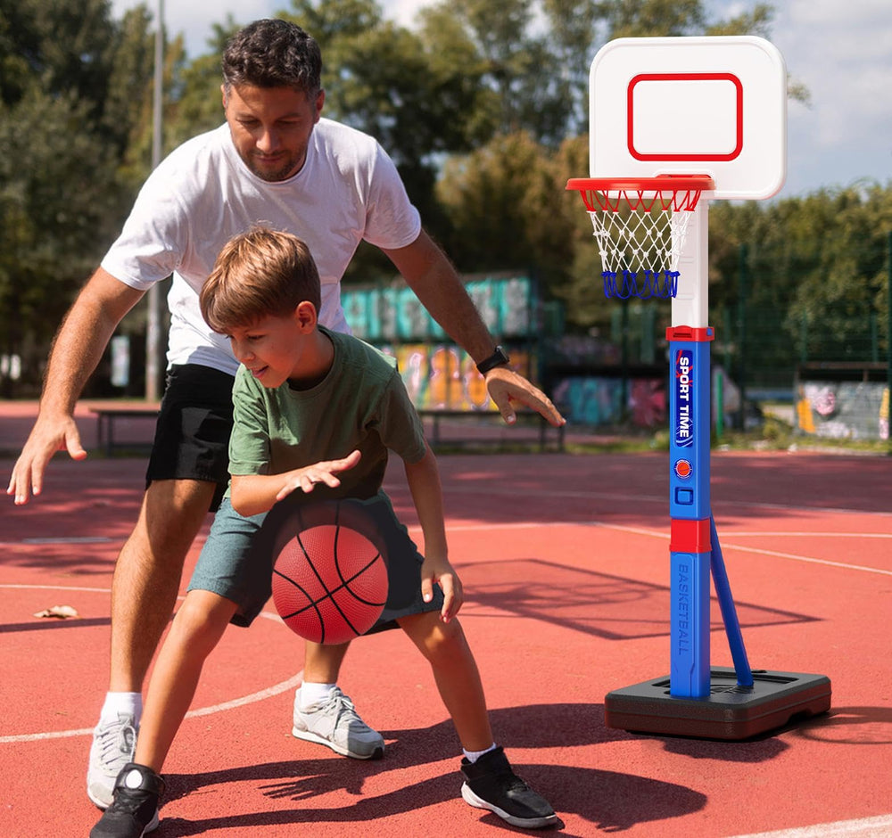 HYES gift-ready toddler basketball hoop makes a fun, active present.