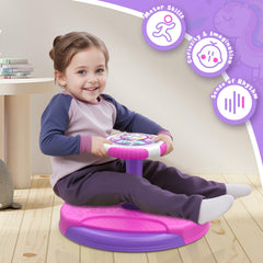 HYES Unicorn Sit and Spin makes a thoughtful gift for birthdays and holidays.