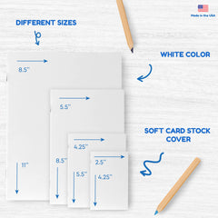 Hygloss US-made blank books ideal for classrooms.