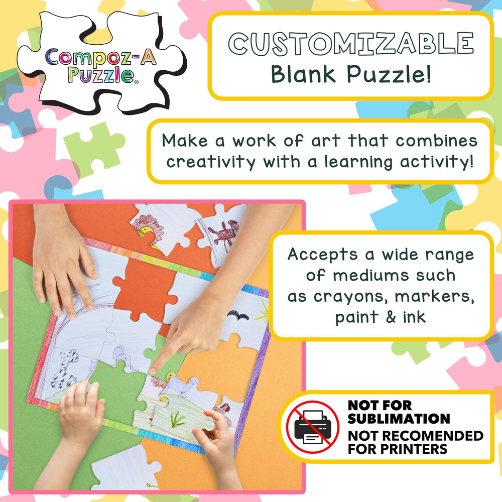 Hygloss made in USA blank puzzles emphasize quality