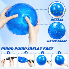 Hymaz five-pack colorful sensory balls in bright hues
