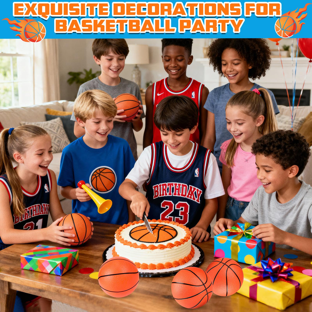 Hymaz mini basketballs ball-travel-07: easy to pack for events, parties, and sports days