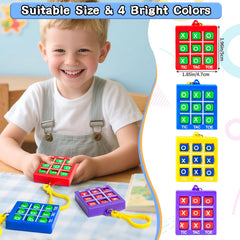 Hymaz mini board game on keychain supports quick thinking during play.