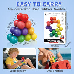 Hymaz toddler learning play ball encourages hands-on motor skills