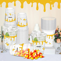 HYMENEX disposable cups for baby showers and birthday celebrations