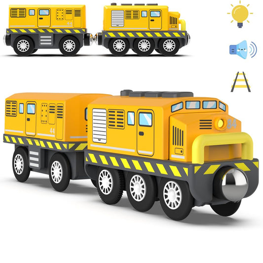 HYPERLIVING locomotive battery-powered with lights for engaging play