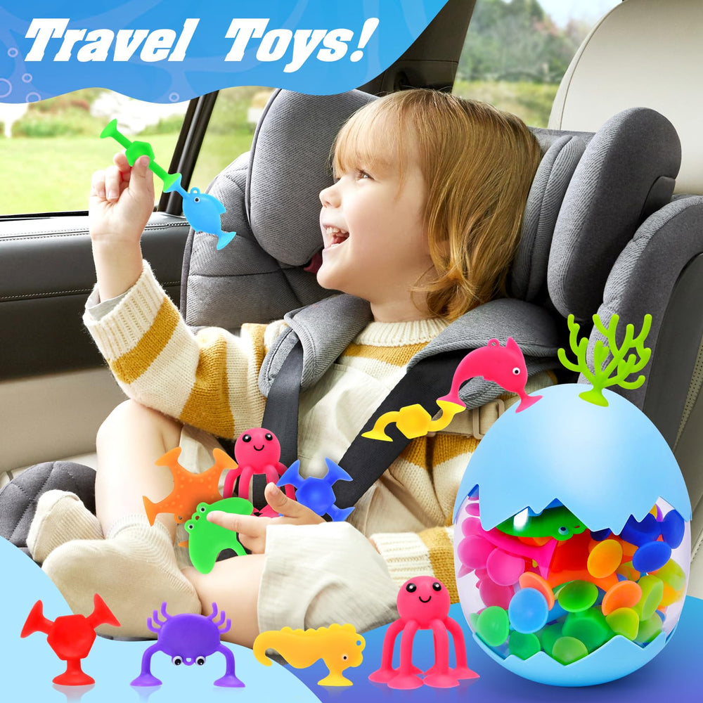 HYSZXUS connecting and popping suction toys to boost fine motor skills