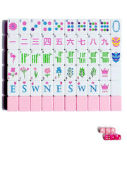 HYZYey Mahjong tile set with 160 tiles ready for family game nights