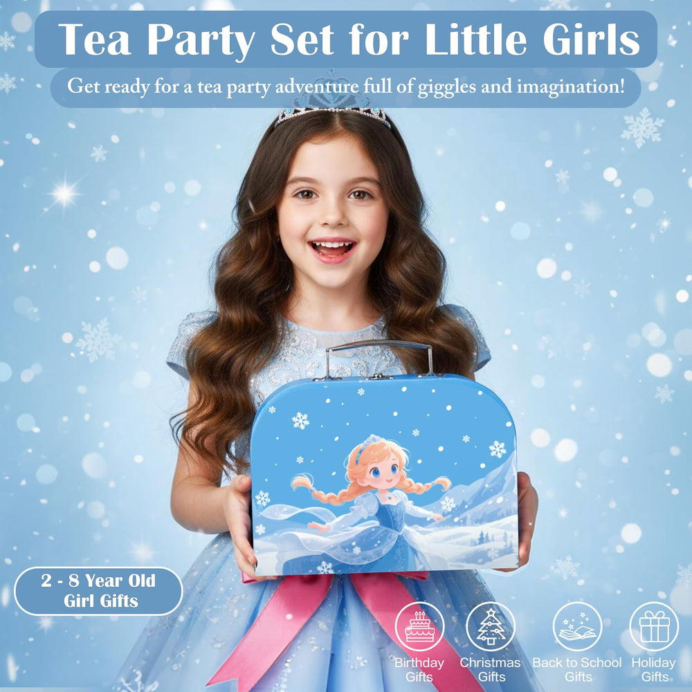 iaovueby tea party play outdoors with a portable carrying case