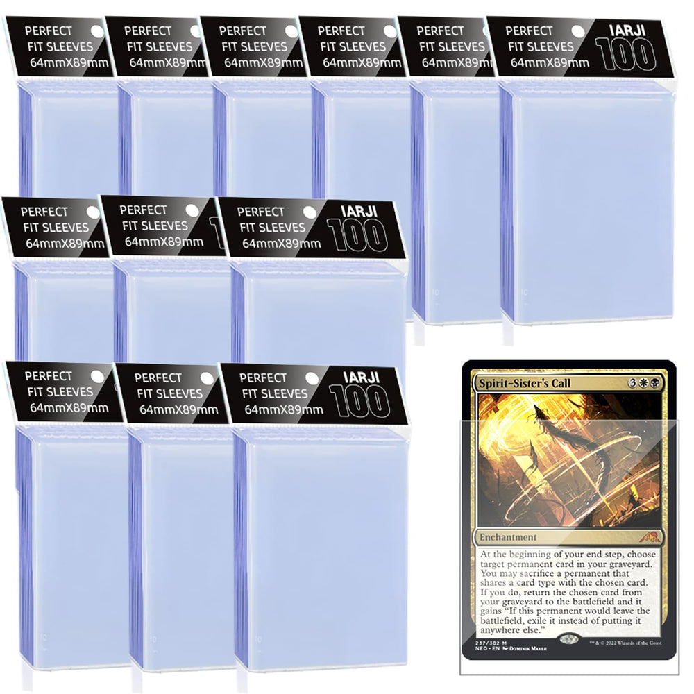 IARJI 1200ct perfect-fit sleeves box for MTG and PKM collections