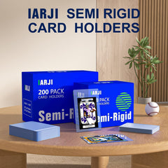 IARJI premium acid-free high-density PVC keeps cards crisp and organized.