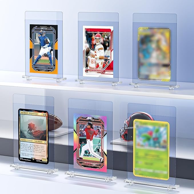 IARJI card sleeves' 1/2-inch lip helps easy insertion and removal.