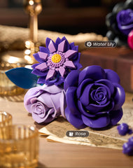 iATOM Flower Bouquet Building Set in gothic modern decor style for elegant rooms