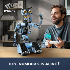 iATOM Johnny 5 remote control operation enables easy manual and app control