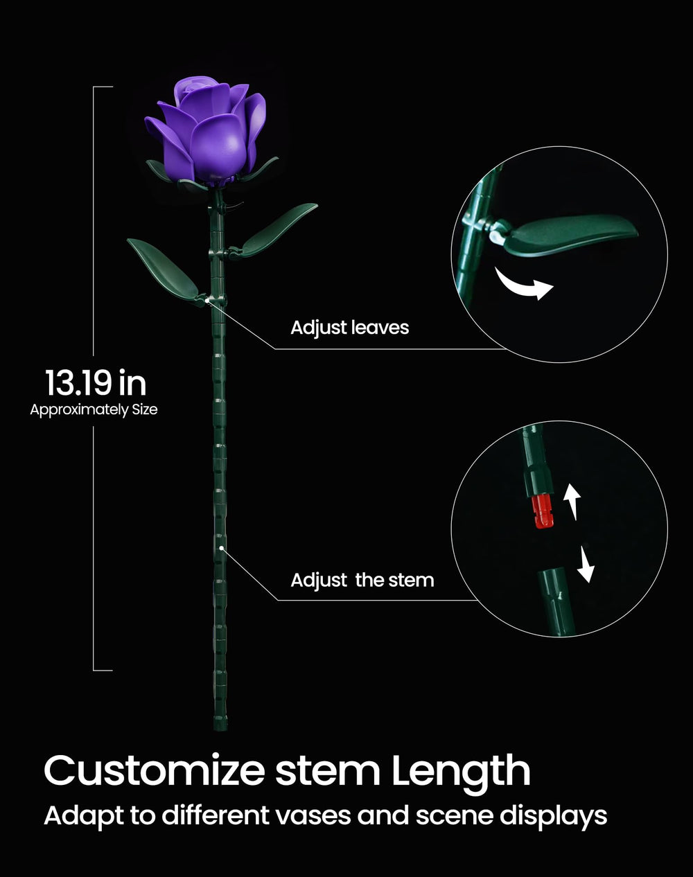 iATOM swing-petals-and-leaves design for dynamic display options