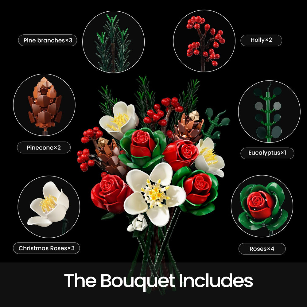 iATOM valentines roses swingable petals add dynamic charm to any display