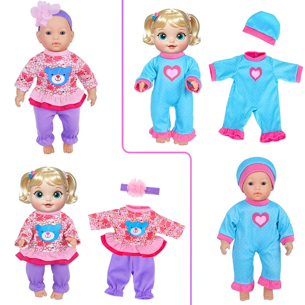 iBayda doll collection playtime – a delightful addition to kids' toy wardrobes.