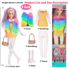 iBayda dolls feature poseable joints for dynamic poses