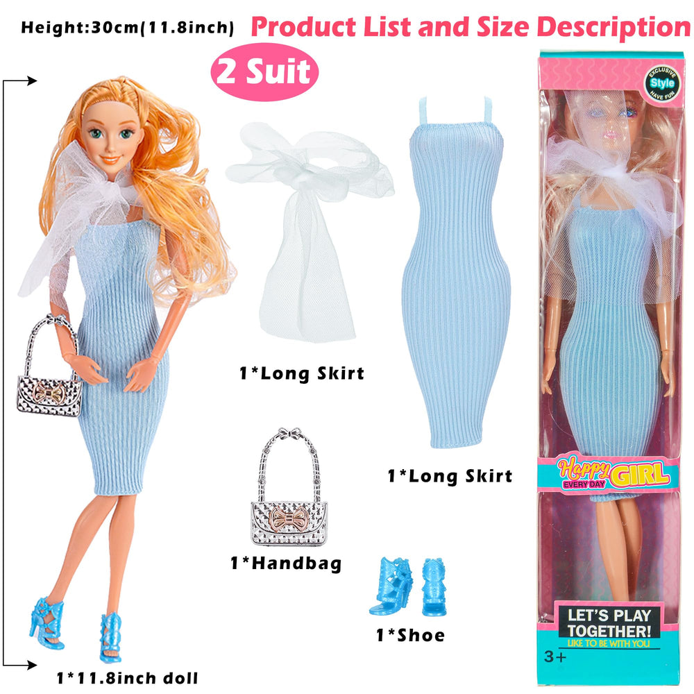 iBayda doll with travel suitcase to inspire pretend trips