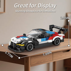 IBLOTIME Speed Champions sturdy brick construction ensures durable display