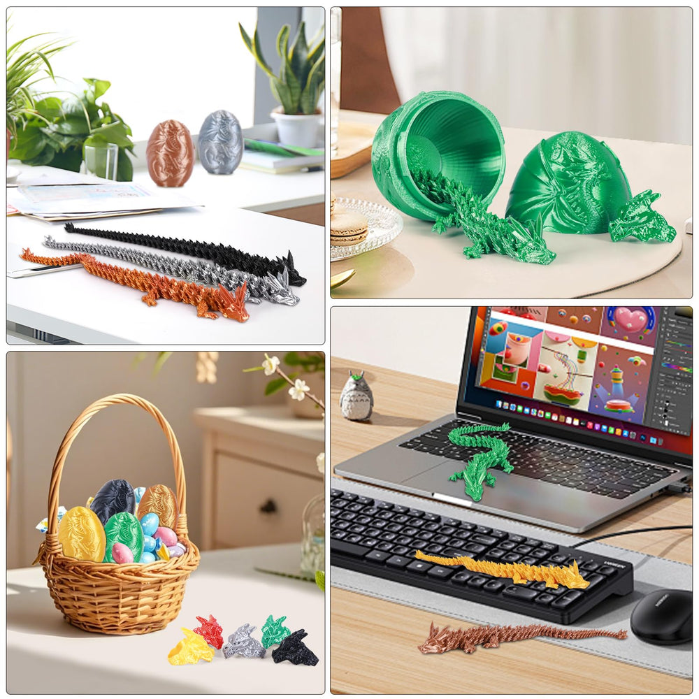 iBuddy color shifting dragon egg catches light with shimmering hues