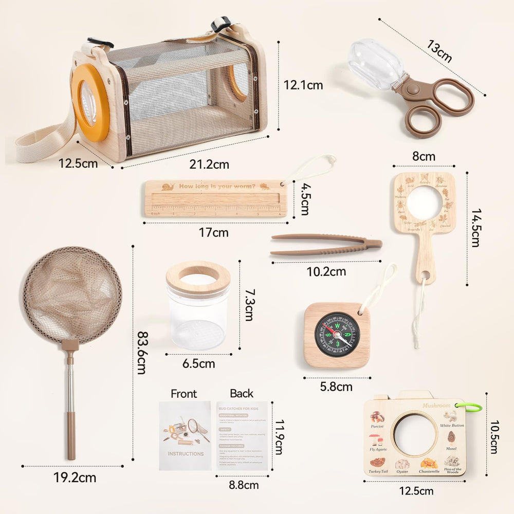 ibwaae bug catcher kit premium wooden construction ensures durable play