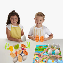 Iceacrin 12-color playdough packs spark color recognition and creative dinosaurs.