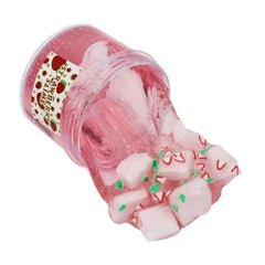 ICHICHI Pink Glimmer Clear Slime 200ml kit offers vibrant color and versatile crafting fun.