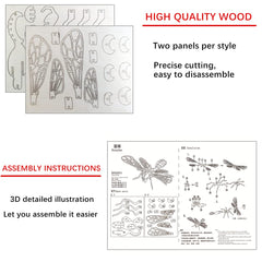 i-CHONY 3D insect puzzle beetle – portable learning toy for holidays and gifts