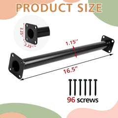 ICokin mounting plates and hardware enable quick, secure wooden-structure installation.